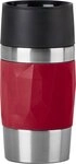 Emsa Thermobecher Travel Mug Compact, Edelstahl, Kunststoff, Silikon, 0,3L,