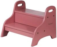 KINDSGUT Tritthocker f&uuml;r Kinder, Altrosa, Umweltfreundlich