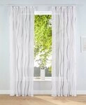 OTTO home Gardine Dimona (2 St), Kr&auml;uselband, transparent, Voile, 2er-Set,