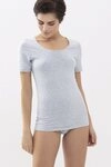 Mey Kurzarmshirt Cotton Pure Rundhalsausschnitt, Halbarm, Legere Passform