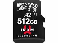 Goodram IRDM UHS-I U3 A2 microCARD Speicherkarte (512 GB, Video Speed Class 30...
