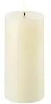 UYUNI Lighting LED-Kerze LED Kerze PILLAR 7,8 cm Indoor, Echtwachs beige 15 cm