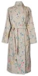 PiP Studio Bademantel Les Fleurs Bathrobe Khaki Xl Khaki 100% Cotton, terry velour,