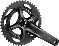 Shimano Fahrradkurbel, Kurbelgarnitur, 165 GRX FC-RX600 2x11-fach, 46-30T, 175...