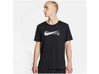 Nike Trainingsshirt Dri-FIT Men's Swoosh Training T-Shirt, schwarz