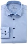 OLYMP Businesshemd No. Six 24/Seven super slim in bequemer Jersey-Qualit&auml;t