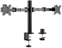 LogiLink TV-Wandhalterung Dual Monitor mount, 17"-32", steel, 360&deg; VESA