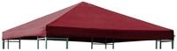 DEGAMO Pavillon-Ersatzdach, f&uuml;r Metall- und Alupavillon 3x3 Meter, bordeaux rot,