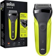 Braun Elektrorasierer Braun 300s - Series 3 Folienrasierer Schwarz, Gr&uuml;n