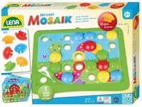 Lena&reg; einsteckmosaik junior 33 x 24 cm wei&szlig; 44-teilig Konstruktions-Spielset,