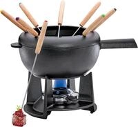 Spring Fondue Fonduegarnitur 12-tlg. Saas-Fee schwarz