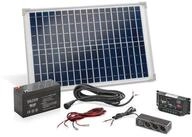 esotec Solaranlage PV-Solar Inselanlage 20Wp, 12V 8Ah Akku, Kabel, Laderegler...