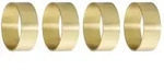 Bloomingville Serviettenring Laurie Serviettenring, 4er Set, Messing, 4,5 x 1,5 cm,