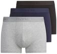 OLYMP Boxershorts (Packung, 3-St., 3er) mit bedrucktem Markenlogo am Bund