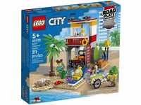 LEGO® Konstruktionsspielsteine LEGO® City 60328 Rettungsschwimmer-Station,...