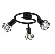 GLOBO LIGHTING Deckenleuchte, Leuchtmittel nicht inklusive, Deckenleuchte 3 Flammig