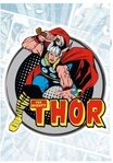 Komar Wandtattoo Thor Comic Classic - Gr&ouml;&szlig;e 50 x 70 cm (1 St), selbstklebend,