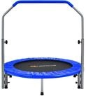 COSTWAY Fitnesstrampolin, &Oslash; 101 cm, h&ouml;henverstellbarer Haltegriff, 150 kg