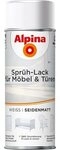 Alpina Spr&uuml;hlack Spr&uuml;hlack f&uuml;r M&ouml;bel & T&uuml;ren wei&szlig; 400 ml seidenmatt