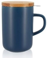 Ogo Living Tasse Ogo Living Juliet Teetasse 475 ml Steinzeug mit Deckel aus Holz
