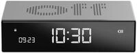 Lexon Quarzwecker LR152A Digitalwecker Flip Premium Silberfarben