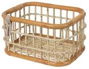 Basil Fahrradkorb Basil Green Life Rattan Fahrradkorb M, 18L, 39x29x22cm, naturbraun,