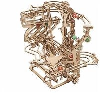 UGEARS 3D-Puzzle 3D Puzzle Kugelbahn: Kettenzug 400 Teile, Puzzleteile