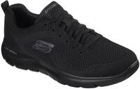 Sneaker SKECHERS "SUMMITS", Herren, Gr. 40, schwarz, Textil, Schuhe Sneaker, mit