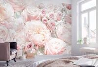 Komar Fototapete Spring Roses - Gr&ouml;&szlig;e 368 x 254 cm, glatt, bedruckt, Wohnzimmer,