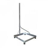 PremiumX SAT-Halterung Balkonst&auml;nder 50x50cm Stahl 1m Mast SAT Flachdachst&auml;nder