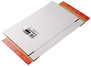 COLOMPAC Versandkarton Faltkarton CP 065.55 24,4x34,4x1,5cm selbstklebend wei&szlig;