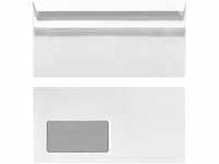 Herlitz Briefumschlag DIN lang mit Fenster weiß (768804)