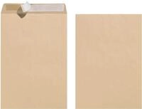 Herlitz Versandtasche Versandtaschen C4 Haftklebung VE=25 St&uuml;ck braun 90g/qm