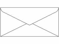 sigel Briefumschläge DIN lang ohne Fenster 50 Stück (DP061)