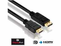 PureLink PureLink® - DisplayPort zu HDMI Kabel - PureInstall 1,00m Video-Kabel