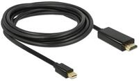 Delock DeLOCK 83700 Videokabel-Adapter 3 m HDMI Mini DisplayPort Schwarz...
