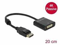 Delock 62601 - Adapter DisplayPort 1.2 Stecker > DVI Buchse 4K......