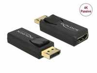 Delock 65571 - Adapter DisplayPort 1.2 Stecker > HDMI Buchse 4K......