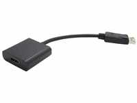 VALUE DisplayPort-HDMI Adapter, DP Stecker-HDMI Buchse HDMI-Kabel
