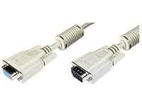 Digitus VGA Verlängerungskabel HDMI-Kabel, (5.00 cm), schraubbar, mit...