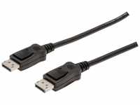 Digitus DisplayPort Anschlusskabel 3 m HDMI-Kabel, (3.00 cm)