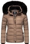 Navahoo Steppjacke Miamor hochwertige Winterjacke m. volumin&ouml;ser Kunstpelz-Kapuze
