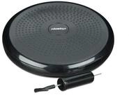 relaxdays Ballsitzkissen Balance Kissen 33 cm mit Luftpumpe, schwarz