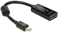 Delock DeLOCK Adapter miniDisplayPort Stecker > HDMI Audio- & Video-Adapter