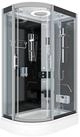 AcquaVapore Komplettdusche Dusche Duschkabine D60-73T1L Schwarz 120x80,