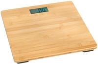 WENKO Personenwaage Bambusa, digitale K&ouml;rperwaage bis 180 kg