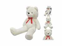 vidaXL XXL Soft Plush Teddy Bear Toy White (160 cm)