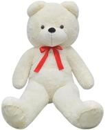 vidaXL Pl&uuml;schfigur, Weicher XXL-Pl&uuml;sch-Teddyb&auml;r Wei&szlig; 160 cm