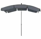 Siena Garden Sonnenschirm Tropico Mittelstockschirm anthrazit 210x140cm...