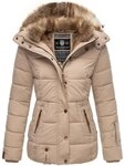 Marikoo Winterjacke Nekoo stylische Damen Steppjacke mit gro&szlig;er Kapuze